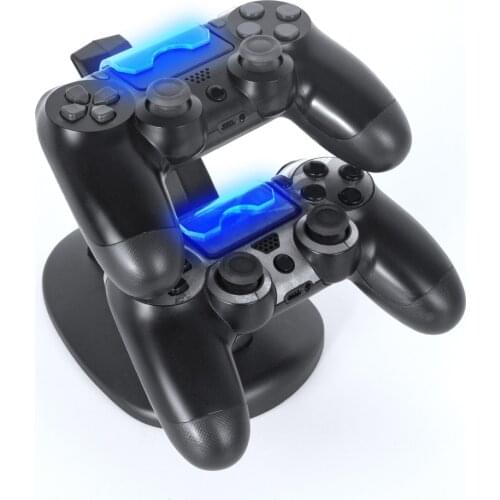 Controller Charging Stand For PlayStation 4 Dual USB Charging Dock Charger Station For PS4 Wireless Controller Gamepads