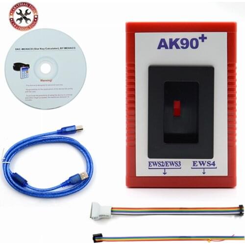 For BMW EWS 2/3/4 AK90 V3.19 Auto Key Programmer For EWS/CAS All From 1995-2009 Years Change Mileage AK90+ Key Programming Tool
