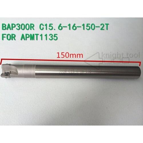 Rectangular transverse vertical milling cutter bar BAP300R C15.6-16-150-2T for APMT1135