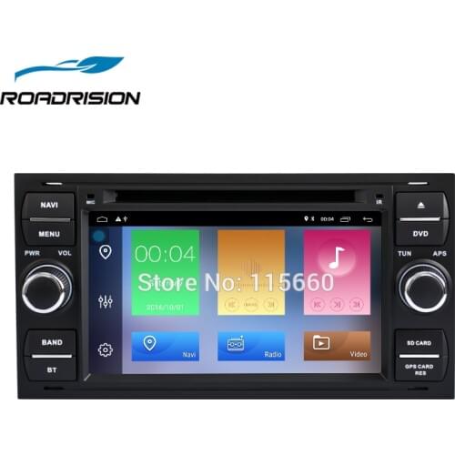RoadRision Android 8.1 Car DVD Player For FORD Focus Mondeo S C max Fiesta Galaxy Transit Silver/Black Auto Radio GPS Navigation