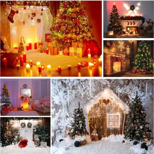 SHENGYONGBAO Art Fabric Christmas Indoor Theme Photography Background Children Backdrops For Photo Studio Props 21710 CHM-04