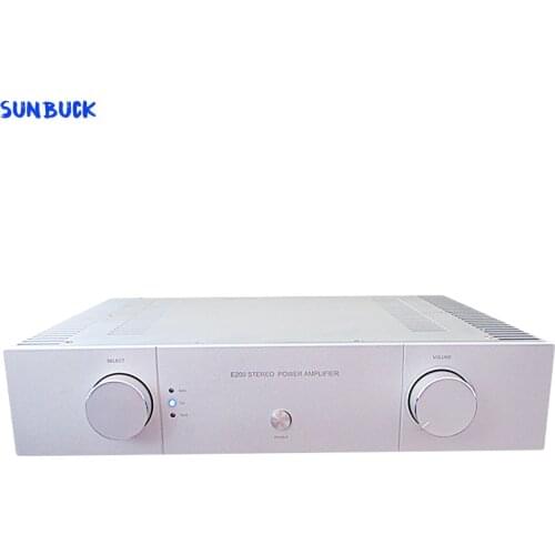 MJE15032 MJE15033Sunbuck 130W+130W high power 2.0 E200 front and rear combined power Amplifier home hifi Power Amplifier