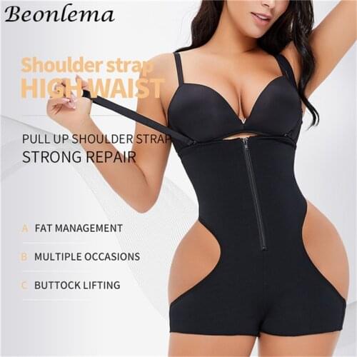 Underbust Butt Lifter Women Shapewear Waist Trainer Body Shaper Sheath Belly Corset Shapewear Bodysuit Zipper Corset Underwear
