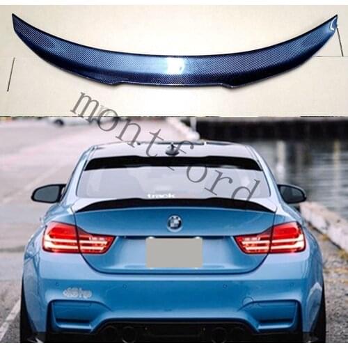 PSM style carbon fiber rear truck spoiler For BMW M4 Coupe F82 F32 M3 M4 Spoiler carbon Wings car styling 2014 - UP