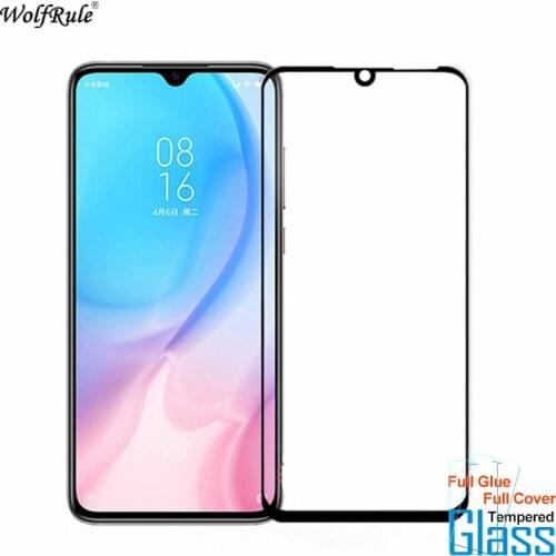 2Pcs For Glass Xiaomi Mi CC9 Screen Protector Full Glue Cover Tempered Glass For Xiaomi Mi CC9 Glass Protective Phone Film