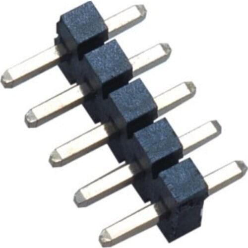 20 Pcs 3.96 mm PCB Male Header 2 3 4 5 6 7 8 9 10 12 13 14 15 16 17 18 19 20 Pin Header Strip Single row Straight 5.0A 100V