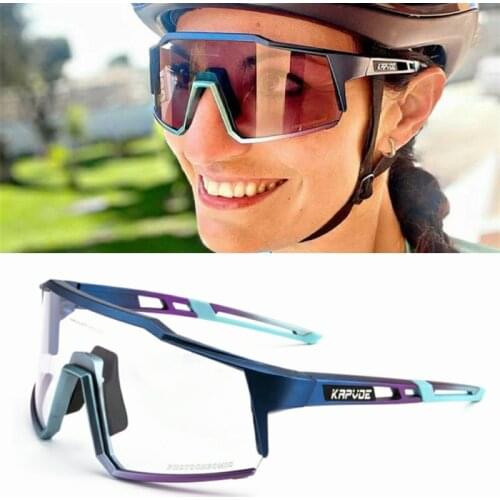 2021 Kapvoe brand cycling sunglasses running fishing UV400 mens and womens road bike glasses cycling glasses riding eyewear
