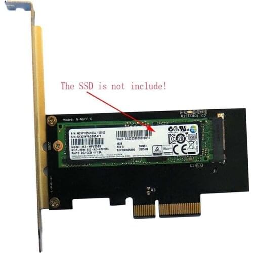 NVMe AHCI PCIe x4 M.2 NGFF SSD to PCIE 3.0 x4 adapter card adapter