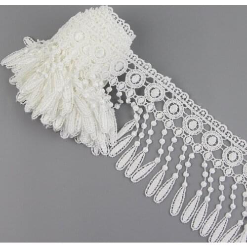 3Yards New Arrival White Lace Trim Applique Cord Lace Fabric Sewing Accessories High Quality For 2020