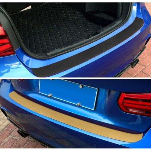 Car Styling Carbon Fiber 3D Stickers For Mitsubishi Outlander Audi A6 C6 BMW E36 E87 Volvo S60 Subaru Forester XV Trunk Strips