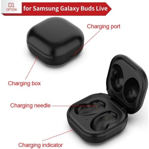 Wireless Earphone Charging Box With LED Display Charger For Samsung Galaxy Buds Live Bluetooth-compatible Charging Compartment