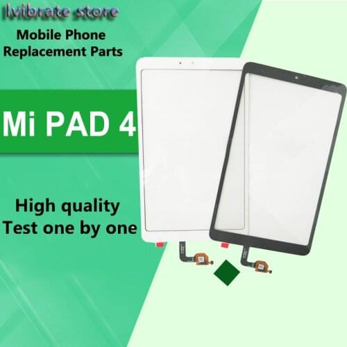 For Xiaomi Mi Pad 4 Pad4 LCD Front Touch Screen Digitizer Outer Glass Lens For Xiaomi MiPad 4 mipad4 Touch Panel with flex cable