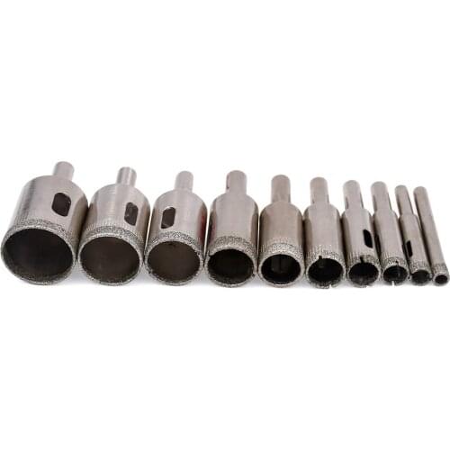 6-30mm Diamond Coated Core Hole Saw Drill Bits Tool Cutter For Tiles Marble Glass Granite Top Quality