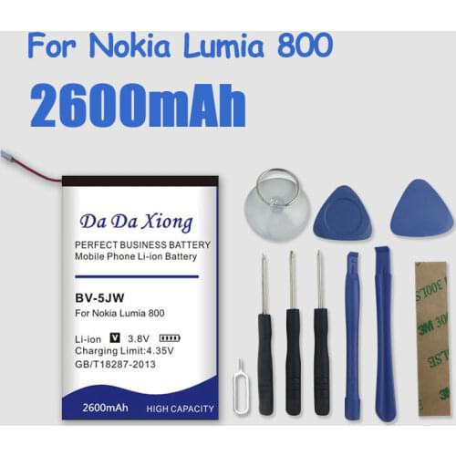 Model [ BV-5JW ] Replacement Phone Battery for Nokia N9 N9-00 Lumia 800 , BV 5JW Battery for 800C