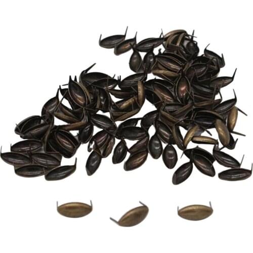 Prettyia Pack of 100 Claw Rivets Studs Spikes Spots DIY Clothes Scrapbooking