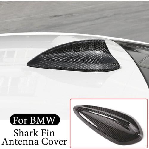 Real Carbon Fiber For BMW M2 M3 M4 123456 7 Series X1 X2 F22 F30 F34 F80 F87 F32 F36 F82 G11 G20 G28 G30 Shark Fin Antenna Cover