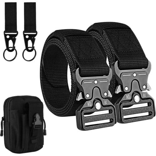 Adjustable Belt Equipment Set Nylon Climbing Suit for Men Belt Nylon Fabric Military Outdoor Tactical Belt Army Style Male Belts