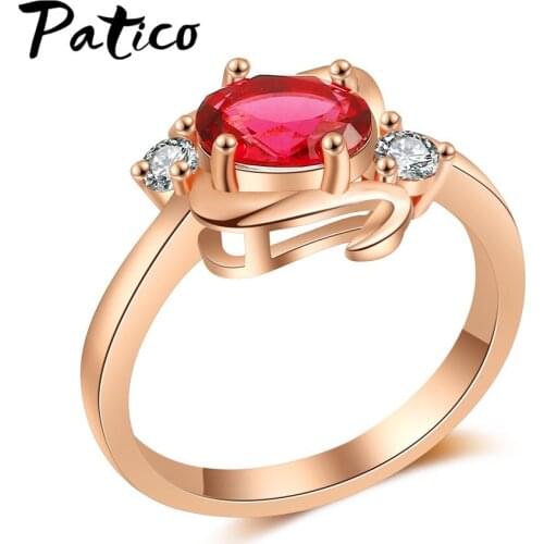 Женские золотые кольца PATICO China At AliExpress