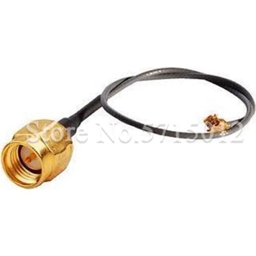 1pcs Radio Frequency RF Connector Connecting Wire IPX Terminal Turn to SMA Male Head Plug Connector 15cm 1.13 Cable