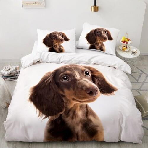 Luxury 3D Bedding set Europe Queen King Double Duvet cover set Bed linen Comfortable Blanket/Quilt cover Bed Set animal Tan
