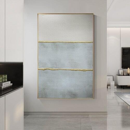 Master Made Pure Hand painted Abstract Thick Texture Oil Painting Interior Decoration Canvas Painting Artwork Modern