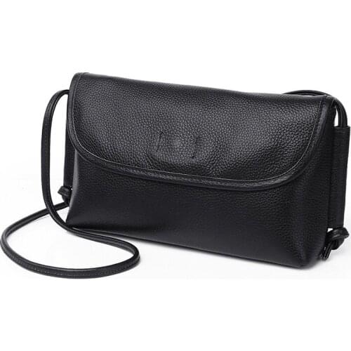 Genuine Leather Crossbody Bags For Women Shoulder Bag Womens Luxury Handbags Fashion Messenger Bag Female Flap Envelope Purse