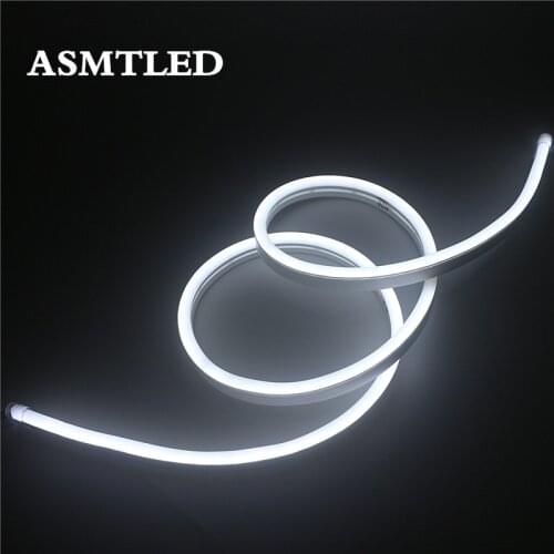 LED Neon Strip DC 12V 2835 120LEDs/M soft Neon tape BAR light 6x12mm 8x16mm 1m 2m 3m 5m 6m 8m 10m Flexible Neon Strip Lighting