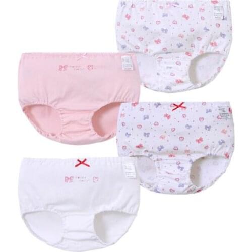 4Pcs Gilrs Boxers Childrens Shorts For Baby Kids Underwear Cotton Panties 100% Cotton Soft Panties Baby Panties Kids Briefs