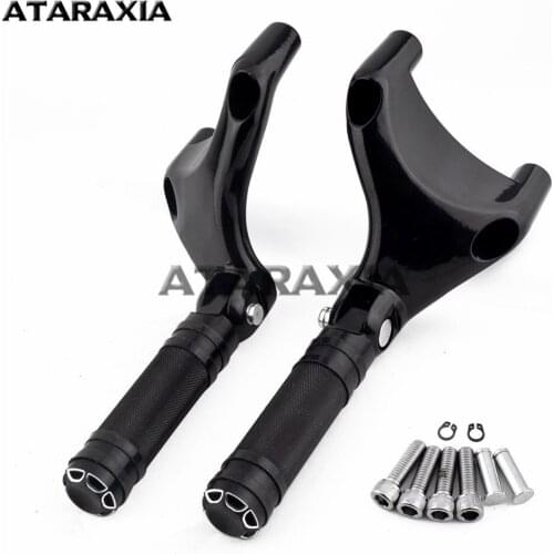 Bike Rear Foot Rests Pegs Pedal Passenger Footpeg Assembly w/ Mounting Kit For Harley Sportster XL 883 1200 883C 883L 2004-2013