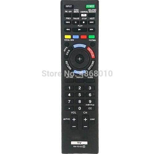 Replacement Remote Control RM-YD103 For SONY Smart LED HDTV RMYD103 Remote Control Controle Fernbedienung