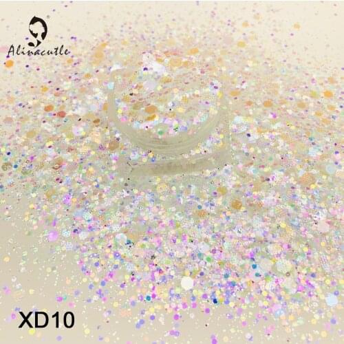 15g/Jar Mixed Color Diamond Sequins In Mixed Sizes For Nails Art Handmade Craft Accessories Scrapbook Shakes DIY Sequins