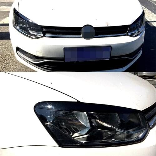 2021 Suitable For Volkswagen Headlamp Angry Eye Lamp Eyebrow Decoration Paste New Polo Modification