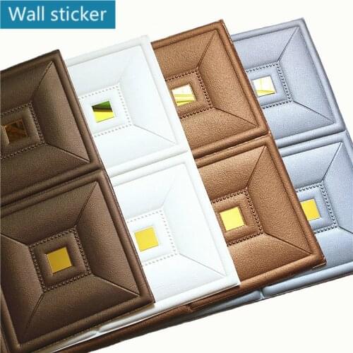 70x70 3D Wall Sticker Self Adhesive Wallpaper DIY Brick Living RoomTV Kids Safty BedroomWarm Home waterproof Decor Wall Sticker