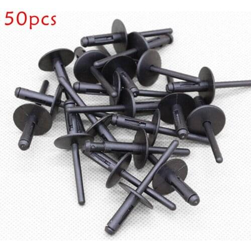 50pcs Car Rivets Bumper Fender Plastic For BMW X1 E84 X3 F25 X5 E70 X6 E71 E72 7 Series Car Door Bumper Fixed Clip Car-styling