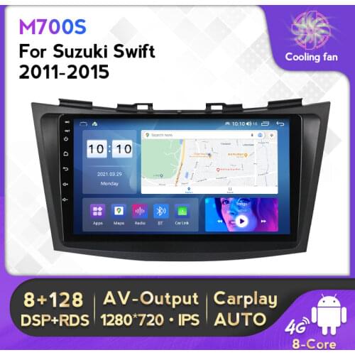 Android 10 DSP IPS Screen For Suzuki Swift 2011 2012 2013 2014 2015 Stereo Autoradio Support Carplay 4G WI-FI Video RDS