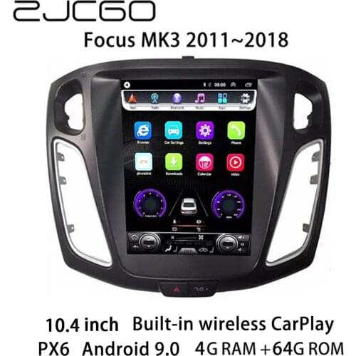 Car Multimedia Player Stereo GPS DVD Radio Navigation Android Screen for Ford Focus MK3 2011 2012 2013 2014 2015 2016 2017 2018