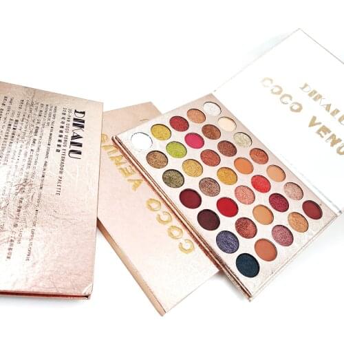 Beauty Secret New In Modern Fashion 35 Colors Long Lasting Glitter Shimmer Eyeshadow Palette Makeup