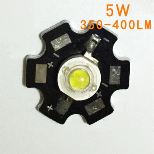 2pcs 5W white LED Heat Sink Aluminum Base Plate PCB Board Substrate 20mm LM Parts/ Flashlight / Bulb Spotlight for DIY lights