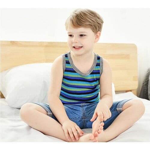 100% Merino Wool Girls Boys Tank Top 160G Kids Merino Wool Vest Children Tank Top For Toddlers Breathable Anti-Odor Size S-XXL