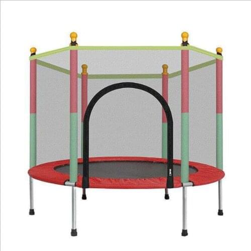 Childrens Home Indoor Trampoline Baby with Protection Net Jumping Bed Adult Fitness Spring Outdoor Trampoline Bounce Bed