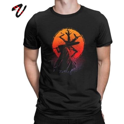 Sunset T Shirt for Man Berserk Guts High Quality Crew Neck Tops Birthday Gift Clothing Plus Size Short Sleeve Tee Cotton T-Shirt