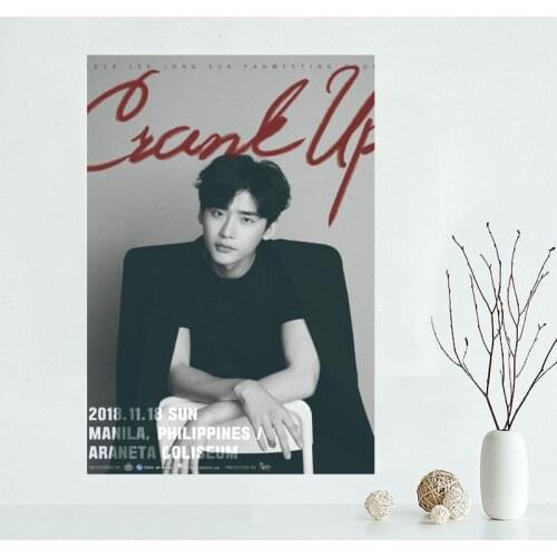 Hot Sale Custom Lee Jong Suk Poster Home Decoration Fashion Canvas Material Wall Poster Custom Poster