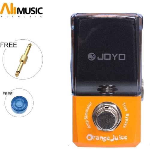 Joyo JF-310 Orange Juice Distortion Effect Guitar Pedal New Ironman Mini Series Effect Pedal Free connector and MOOER knob