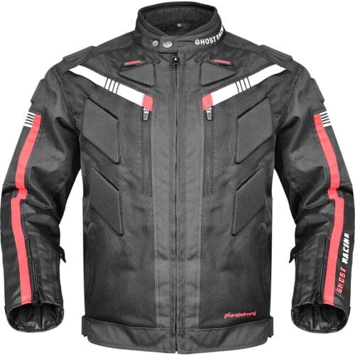 Motorcycle riding jacket summer mesh breathable waterproof and fall-proof motorcycle racing suit knight pull clothes