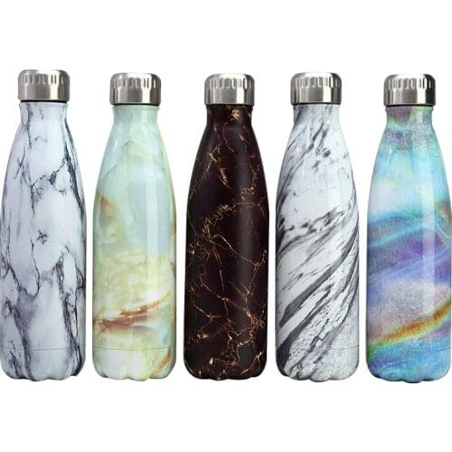 LOGO Custom Stainless Steel Water Bottle Portable BPA Free Water Drinking Bottle Gym Sports Cycling Drinkware Kids School Gifts