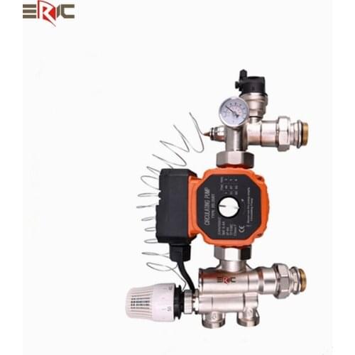 DN25 Multi Functional Mixing Unit For Manifold Wet Underfloor Heating System Accessories