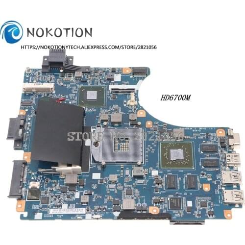 Nokotion A1818266B 1P-0112501-8014 MBX-239 Main board For SONY VAIO VPCCB Laptop motherboard HD6700M