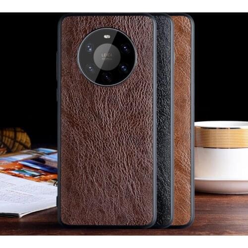 Luxurious leather case for Huawei Mate 40 pro case with Business design ,with TPU+PC 2in1 material