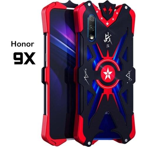 Honor 9x Zimon Luxury New Thor Heavy Duty Armor Metal Aluminum Phone Case For Huawei Honor 9x Pro Case