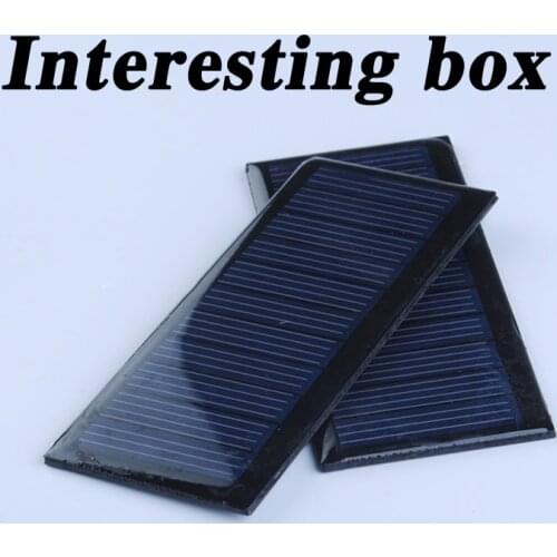Solar panel 5.5V 60mA electronic component polysilicon full power silicon rubber plate DIY material